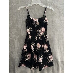 Aqua Dress Womens  XSmall Sleeveless Floral Multicolor Fit &Flare Casual Ladies